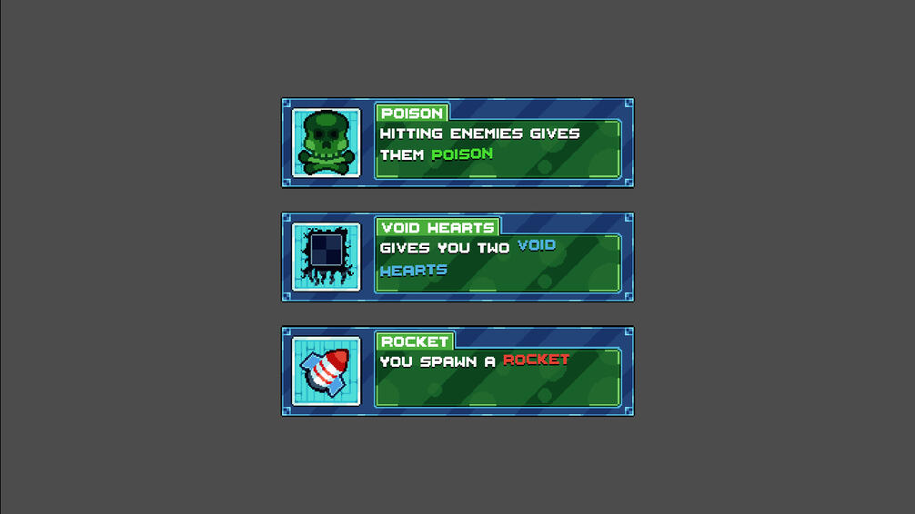 Skill cards for the jam game ( still wip)