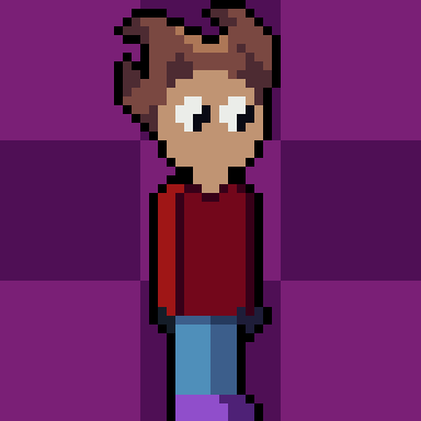 Pixel art character